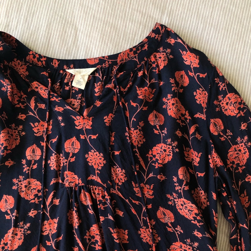 Navy blouse